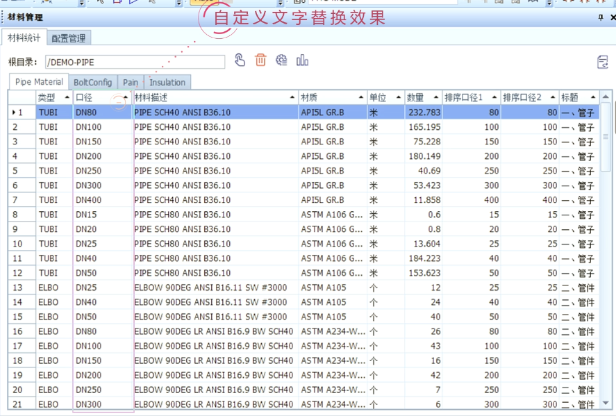图6 自定义文字替换效果 图6 自定义文字替换效果